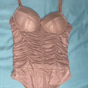 Haute Monde Dusty Pink Bodysuit